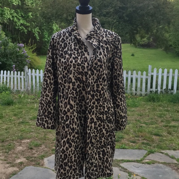Chico’s animal print lightweight jacket - Picture 1 of 7
